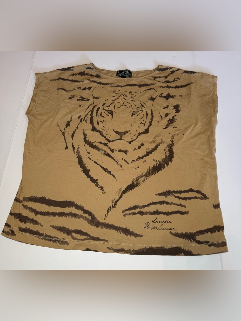 Lauren Ralph Lauren Active tiger graphic top